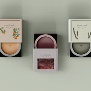 Candle tray and sleeves boxes